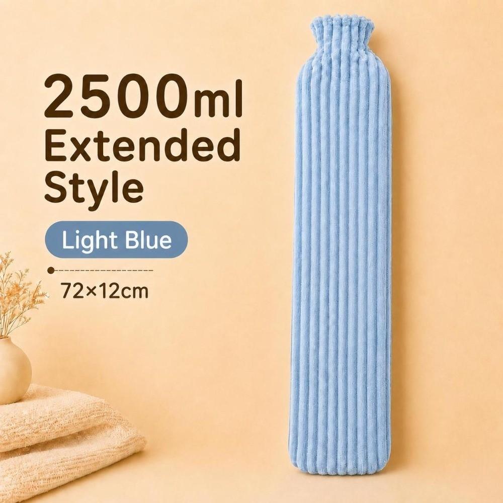 Extra Long Long Hot Water Bottle 500ml/1000ml/2500ml Warm Compress Heater  Winter Hand Warmer