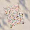 tomoni 3D Embossed Cute Graffiti Nail Art Stickers - Bestselling Japanese Stationery Accessory