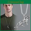 Unique Retro Tiger Pendant Necklace In Durable Titanium Steel For Trendy Fashion Lovers