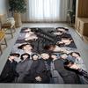 HD Stray Kids Kpop Star Living Room Non-Slip Area Rug Soft Carpet for Bedroom Kids Playroom Sofa,Home Decor Doormat Gift