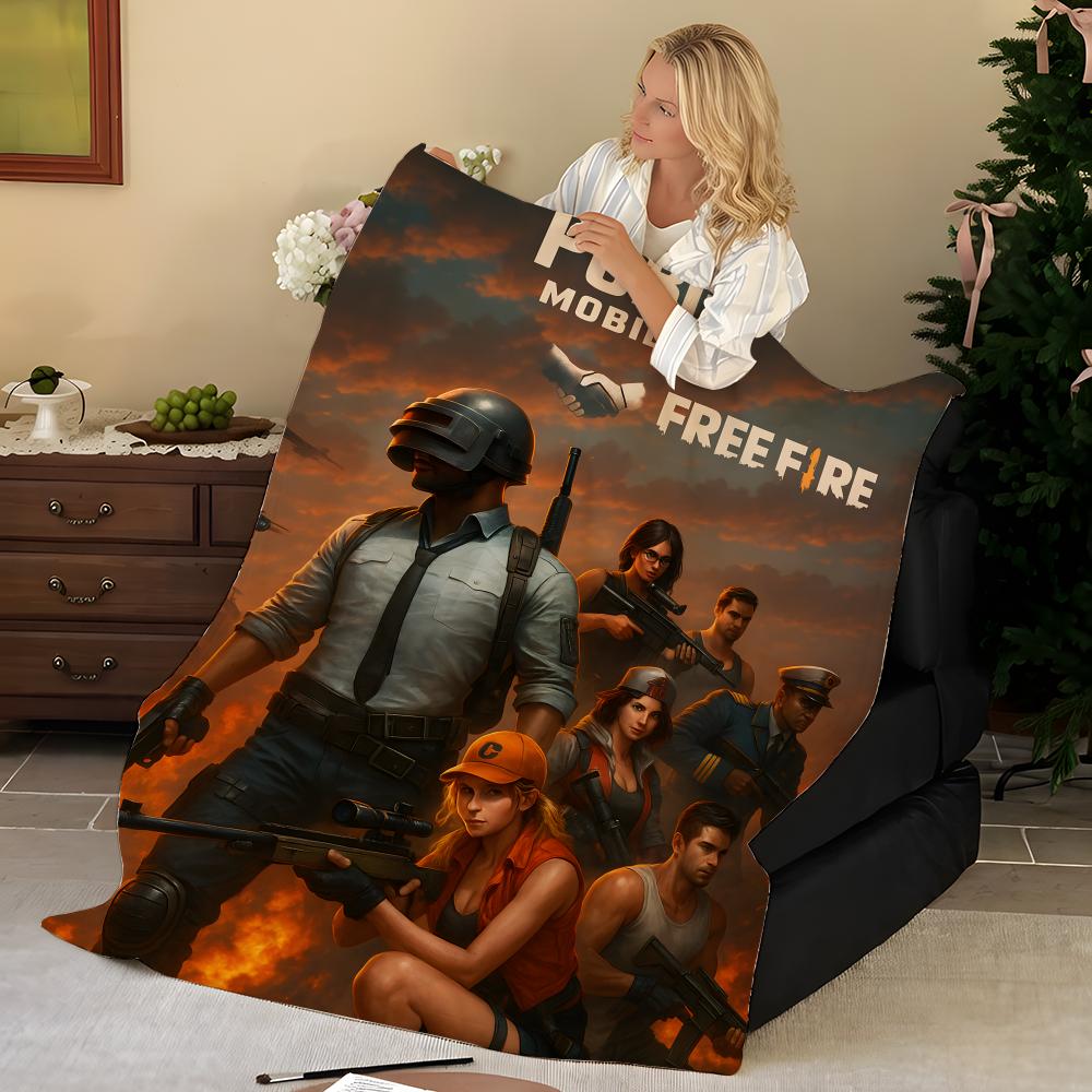 Game P-Pubg Throw Flannel Blanket, Soft Warm, Durable  Washable Cute Cool