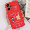 Pro Infinix Hot 30 20 12 11 Play 30i 20i 20S 12i 11S Kryty na telefon Roztomilé párové vzory prasátek Matné silikonové módní pouzdra Pro pouzdro na mobilní telefon Infinix