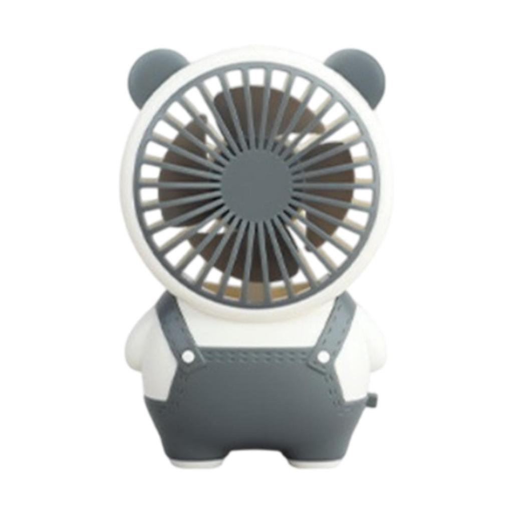 Portable Handheld Fan Low Noise Rechargeable USB Charging Summer Gift Table Pocket Size for Office Home Travel Camping Fishing