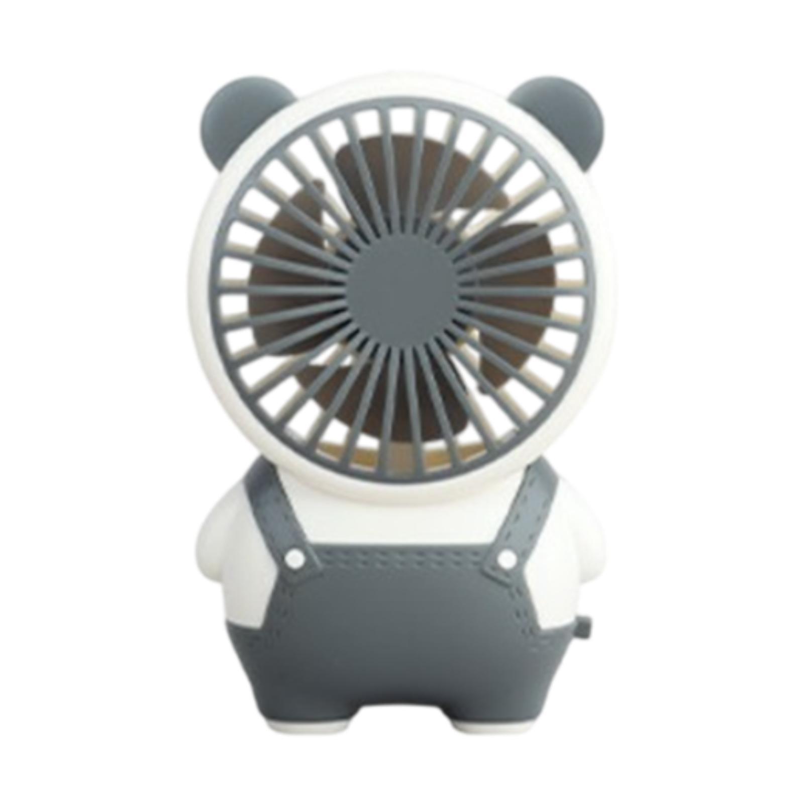 

Portable Handheld Fan Low Noise Rechargeable USB Charging Summer Gift Table Pocket Size for Office Home Travel Camping Fishing белый