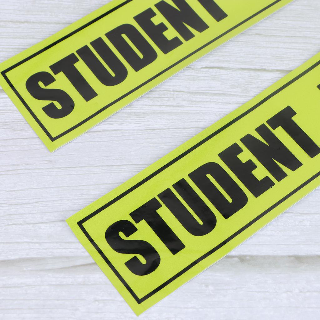 Novice Signs Buy 3PCS Eye-Catching Novice Adhesive Sticker Safety Signs Student ...