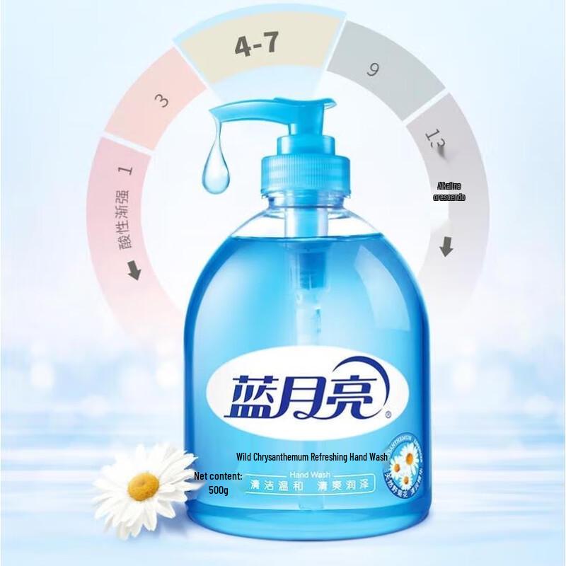 Blue Moon Wild Chrysanthemum Hand Wash 500g (6-Pack)