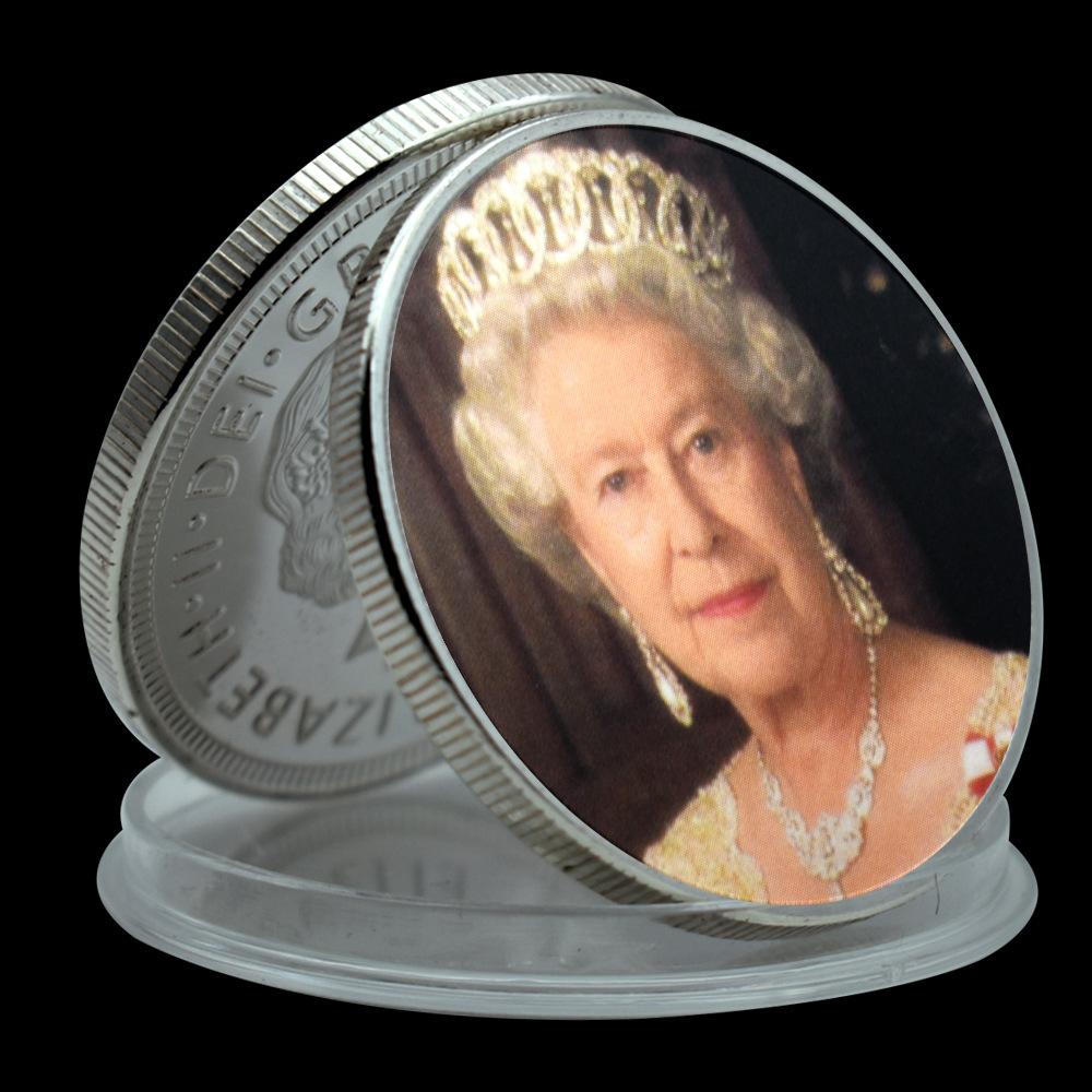 Queen of England, Elizabeth II, Metal Commemorative Coins, 5 Styles, Classic Challenge Coins, Essential Collection for Fans