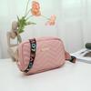 Rilibegan Embroidered Camera Bag Material Casual Small Square Bag Versatile Single Shoulder Bag Printed Shoulder Strap