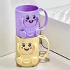 Cartoon Thickened Toothbrush Cup Plastic Multipurpose Toothbrush Storage Rack Toothbrush Holder for Bathroom Accessory