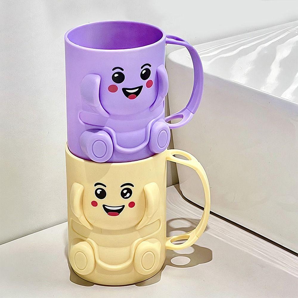 Cartoon Thickened Toothbrush Cup Plastic Multipurpose Toothbrush Storage Rack Toothbrush Holder for Bathroom Accessory