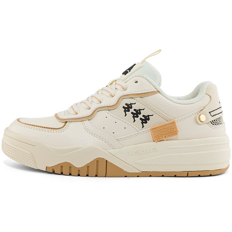Kappa Low-Top Skate Shoes Unisex Shoes White Brown K0CY5CC90-0111