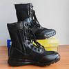 Men's Ultra-Light Breathable Combat Boots - Summer Zipper Martin Training & Security Guard Boots