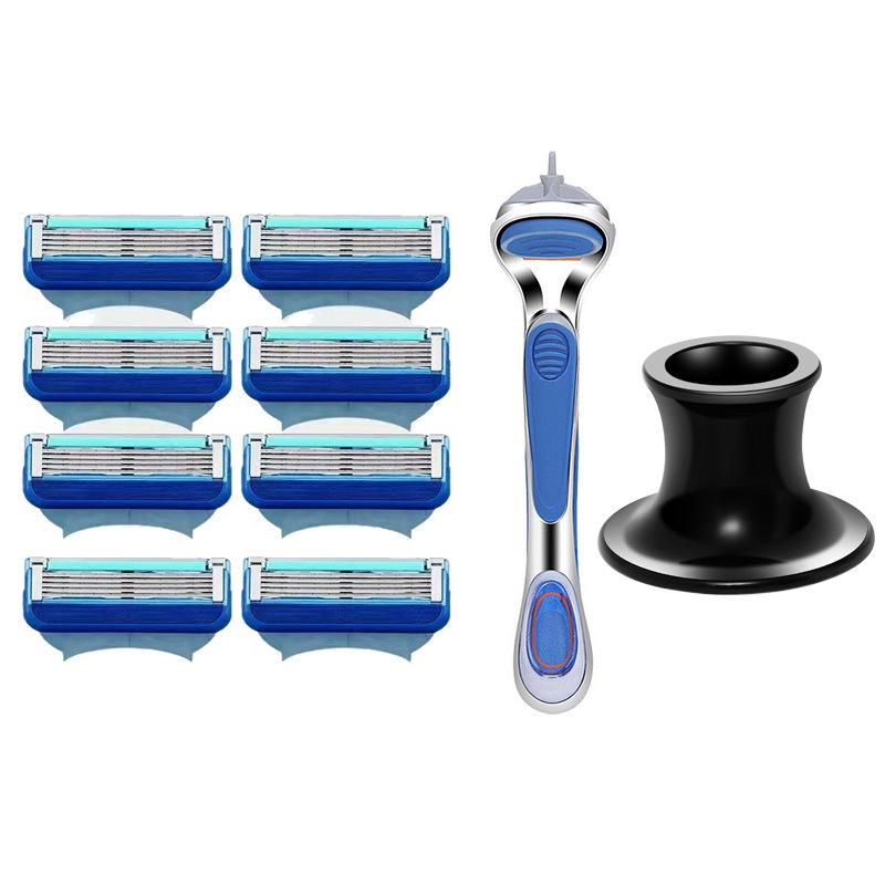 Porte-lames de rasoir cinq couches portable pour homme – Lavable et durable