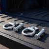 2PCS Heavy Duty Cargo Fixed Hook 14mm Hole Trailer Pull Ring Durable Trailer  Ring  For Trailers