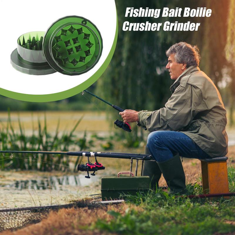 1pcs Carp Fishing Bait Crusher Grinder Box Reusable For Pellets Carp Bait Making Portable Outdoor Fishing Tackle Accessories