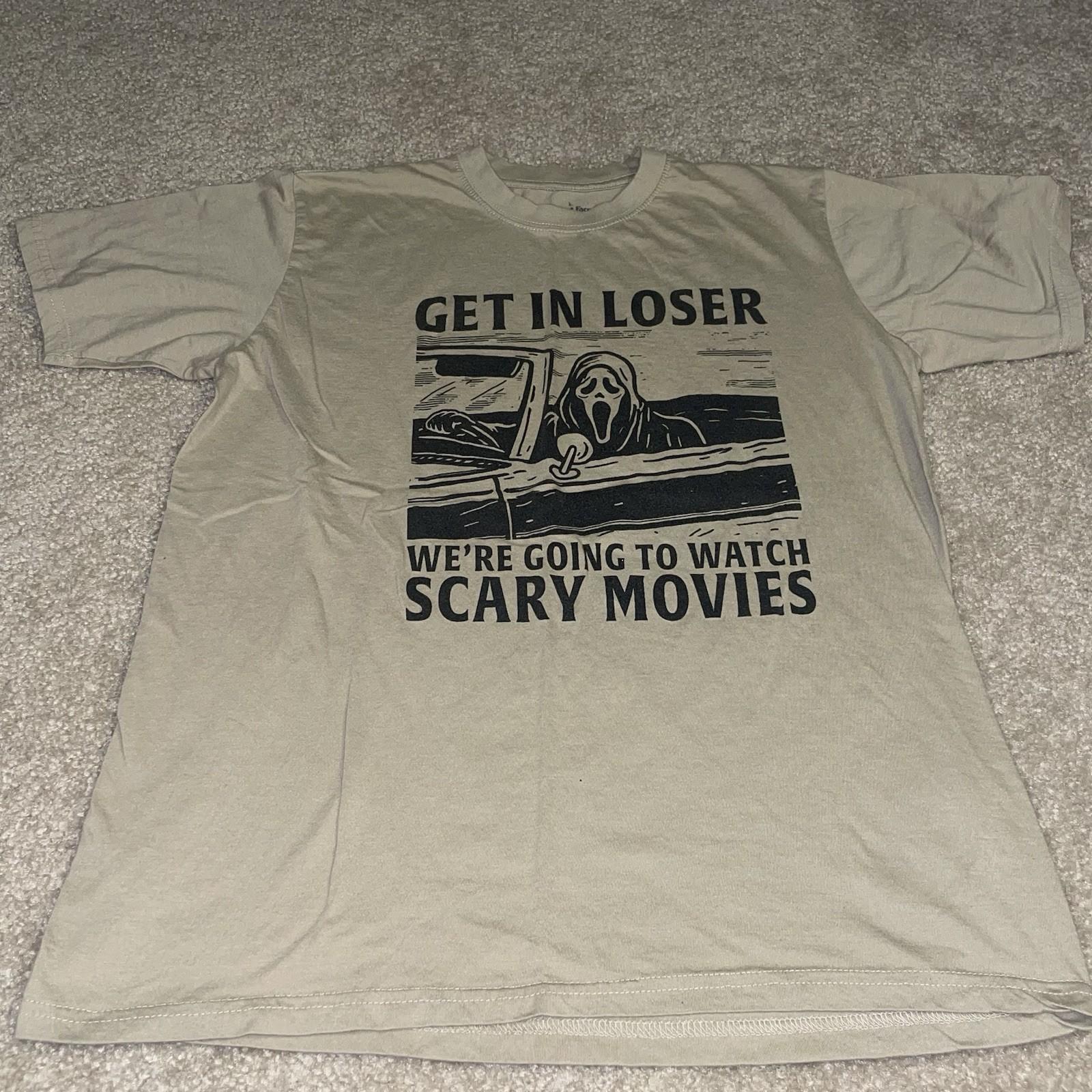 SCREAM - Ghostface (L) Horror Movie - Get In Loser Unisex T-Shirt XL