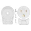 Heavy Duty Replacement Connectors 125V 15A NEMA 5-15P Waterproof PVC Shell Adjustable Cable Clamp System