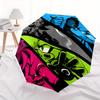 Team Sonic México Cartoon Umbrella, Portable 3 Fold Compact Umbrella, Suitable for Camping, Hiking and Travel,s.C086