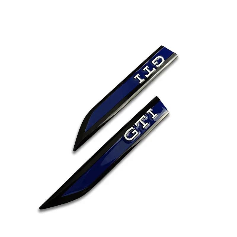 2026 Hot Sticker 2Pcs Metal Car Side Fender Bumper Strip Protective Sticker for Volkswagen GTI Golf 2 3 4 5 6 7 MK2 MK3 MK4 MK5