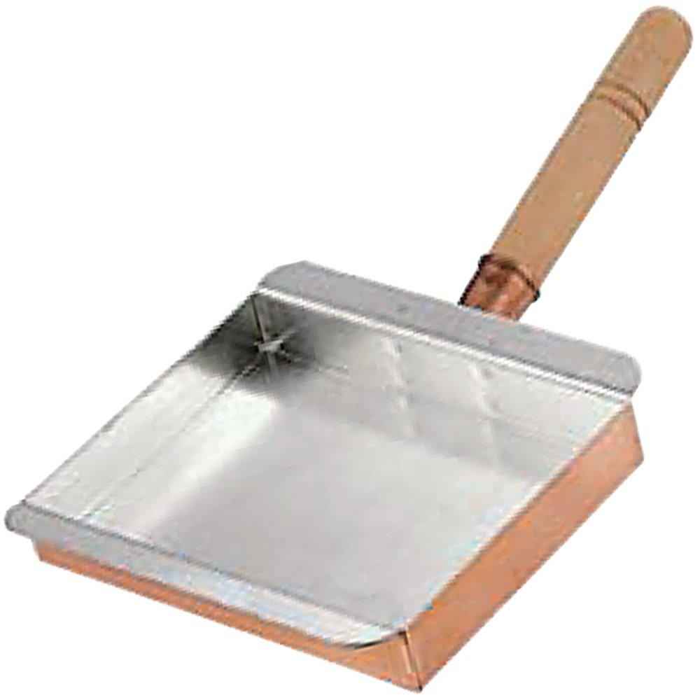 

Yamashita Crafts Copper Tamagoyaki Nagoya type 24cm серебряный