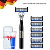 7-Layer Razor Shaving Blades & Universal Holder for Men's Shaving – Compatible with 6-Layer Blades