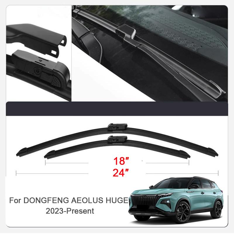 

2шт резиновый стеклоочиститель для лобового стекла автомобиля DONGFENG AEOLUS HUGE 580 A30 EVOLUTE i-SPACE Forthing Friday Thunder T5 EVO NOMM