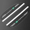 2 Stück Auto Seitenrückspiegel Schutzabdeckung Regen Augenbrauen Abdeckungen Aufkleber für Land Rover Emblem Freelander 3 SVR L320 L330 Defender Range Rover Evoque