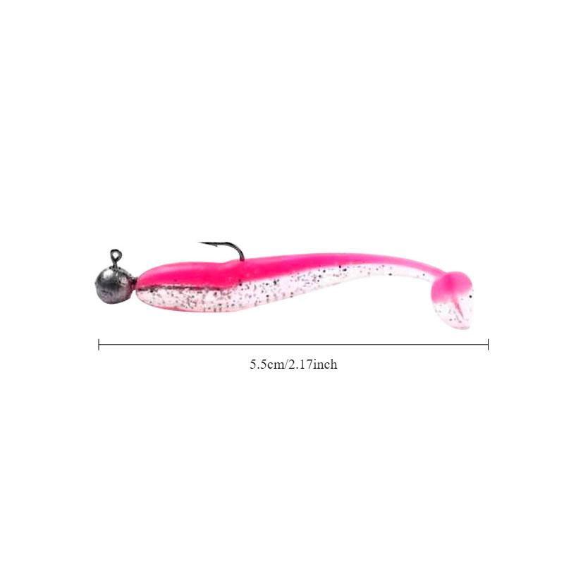 50 PCS Soft Fishing Lures Wobblers for Pike Artificial Bait Silicone Winter Fishing Supplies Tools Soft Lure