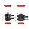 1 Pair Winter Motorcycle Warm Kneepad Motorbike Riding Knee Pads Cold And Warm Pu Windproof Thickened And Plush Leg Guards Plush
