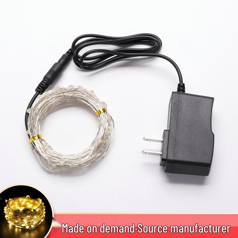 Copper Wire USB Star String Lights for Christmas, New Year & Wedding Decor