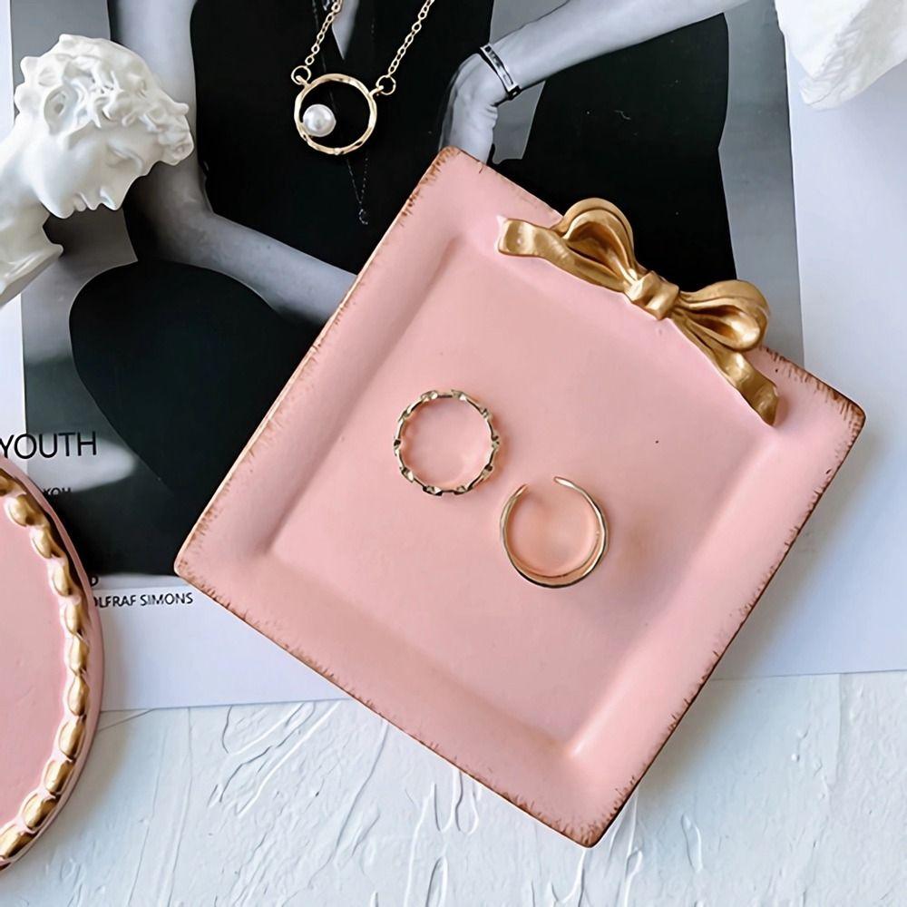 Resin Decorative Jewelry Plate Photo Props Jewelry Dish New Jewelry Display Tray Jewelry