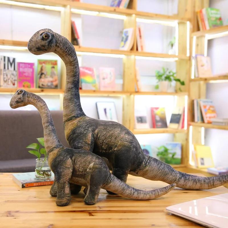 Funny Big Size Lifelike Jurassic Period Dinosaur Plush Toys Soft Stuffed Dinosaur Throw Pillow Creative Home Decor Kids Gift