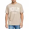 Unisex T-Shirt Weiches Mode-T-Shirt Berlin Aufdruck Auf Schwarzem Shirt Reisen Unisex-T-Shirt Hiphop Klassisches T-Shirt Kurzarm