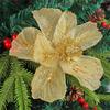 Sparkling Christmas Flower Decorations, DIY Christmas Trees, Hollow Flower Arrangement Accessories, Simulated Flower Ornaments