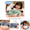 Round And Plump River Puffer Crocodile Plush Toy Sleep Pillow Stuffed Animal Doll