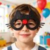 Durable Lightweight Festive Frames Halloween Pumpkin Glasses, Funny Eyewear for Kids Adults, Spooky Party Cute Ghost Eyeglass Photo Booth Props, Trick