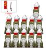 11Pcs Medieval Stormwind Soldiers Golden Knights Building Blocks Accessories Helmet Sword Weapons Action Figures Kids Toys Gifts