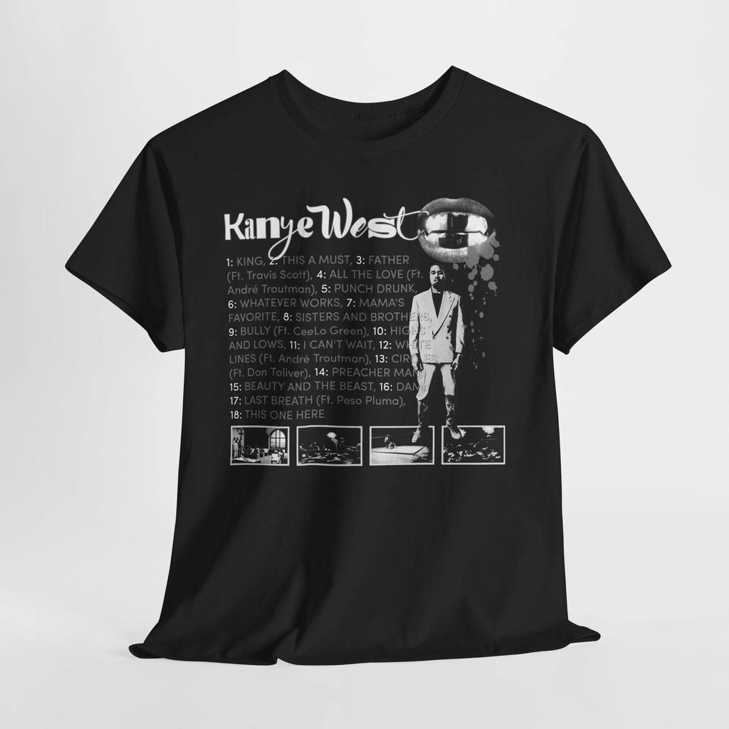 YE 2026 New Album Bully Kanye West Graphic Unisexs TShirt Unisex ONeck Cotton Short Sleeve Y2k Oversized Fashion Popular Tee