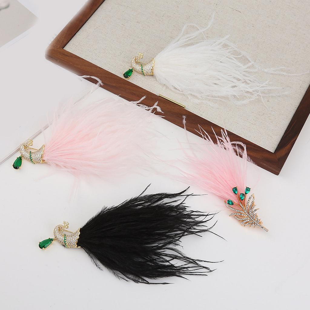 Vintage Inspired Peacocks Brooch Handcraft Alloy Accessory Versatile Styles for Her Birthday