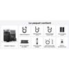 Générateur électrique portable FOSSiBOT 3840 Wh 3600 W batterie FB3840 2 panneaux solaires 400 W F3600PRO