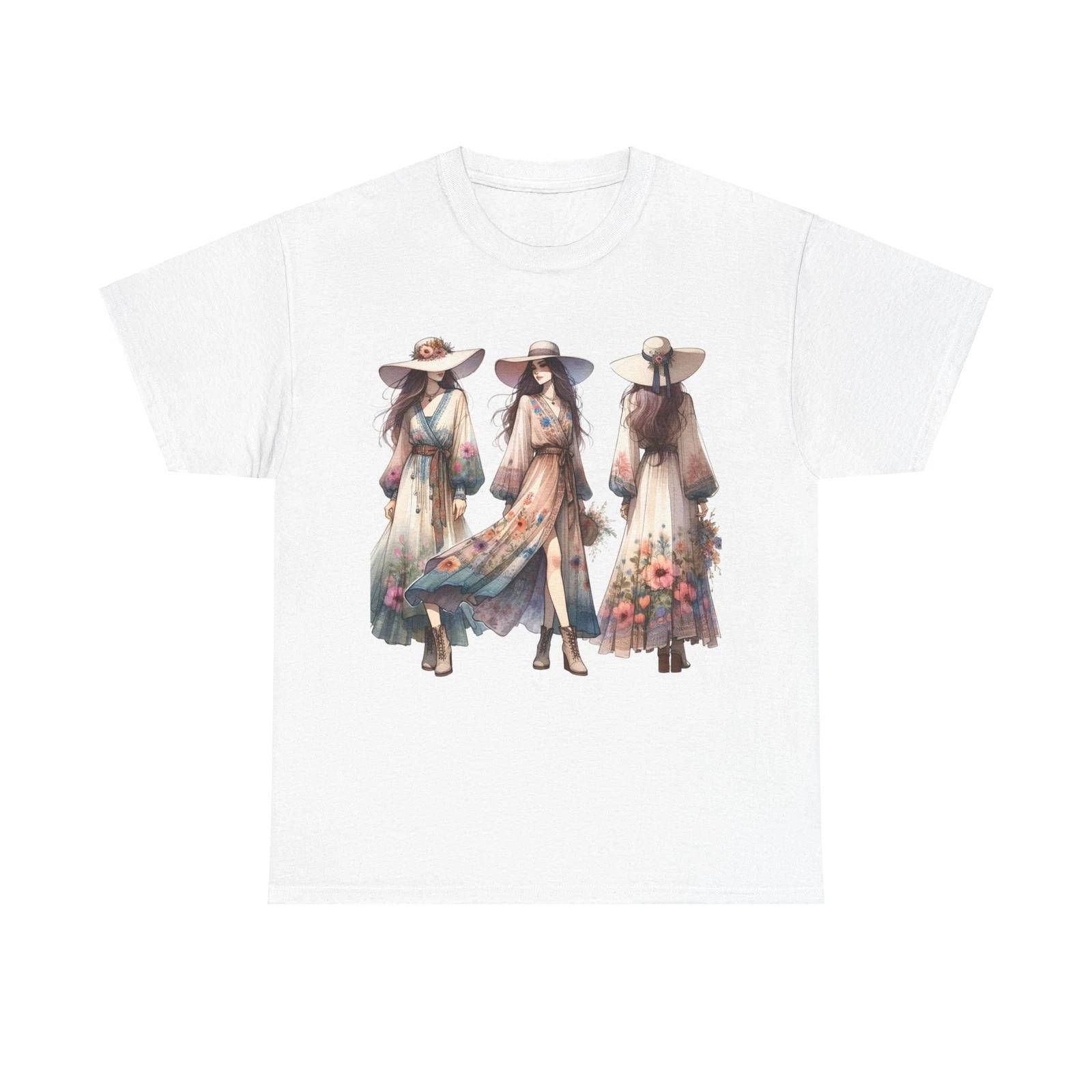 

Unisex Adult T Shirt Bohemian Dreamer Vintage Style Fashion Designer Tee New L