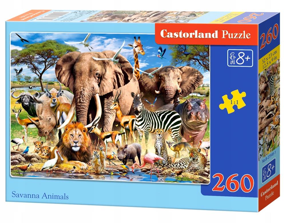 Puzzle 260 pieces B-27545-1 Savanna Animals