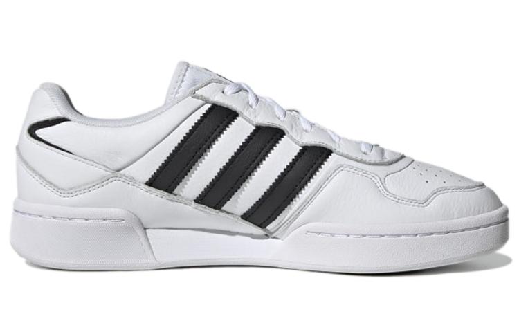 Men's Sneakers Adidas Originals Courtic Leather Low Top Skateboard Shoes Unisex White Black