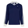 Originals Long Sleeve Knitted Sport Striped Polo Shirt Women Tops KY5732