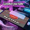 Custom Name Personalized football team Pattern Mousepad, Laptop PC Desk Mat, Decorative Desk Mat for Home Keyboard Pad Gift