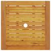 Folding Bistro Set 3 Pcs Brown Solid Acacia Wood