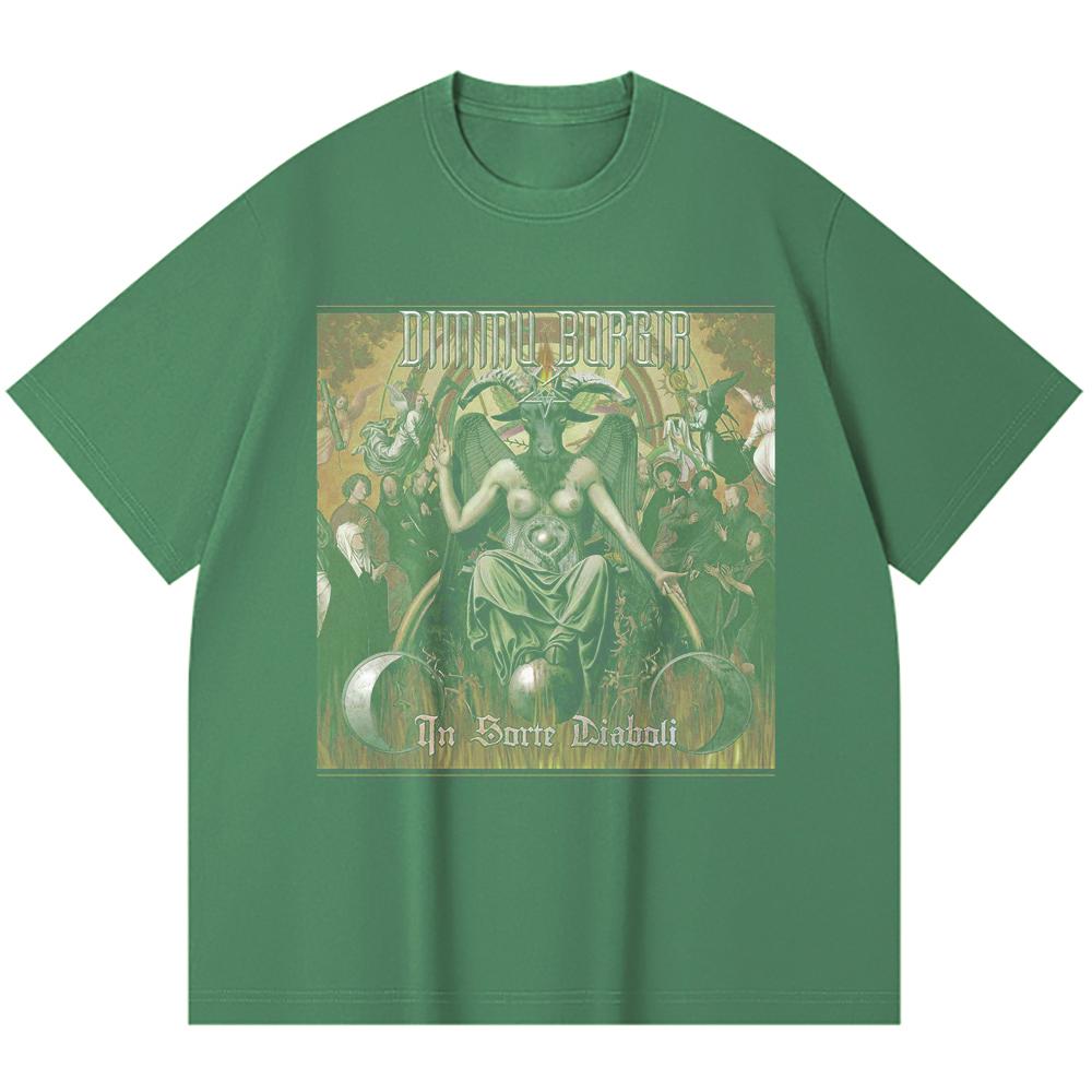 230 g/m² 100% puuvillane Heavy Metal T-särk Rockibändi Popmuusika Prindiga Unisex Raske puuvillane T-särk