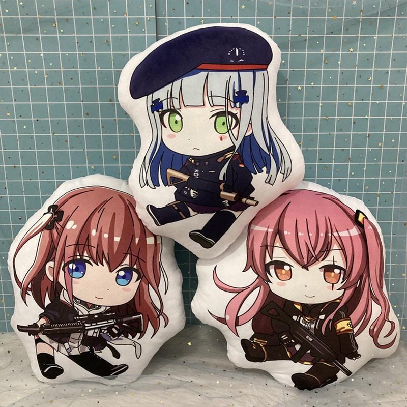 Soft And Crystal Super Soft Girls' Frontline Plush Pillow Star15 Double-sided Print Plush Keychain Pendant Doll