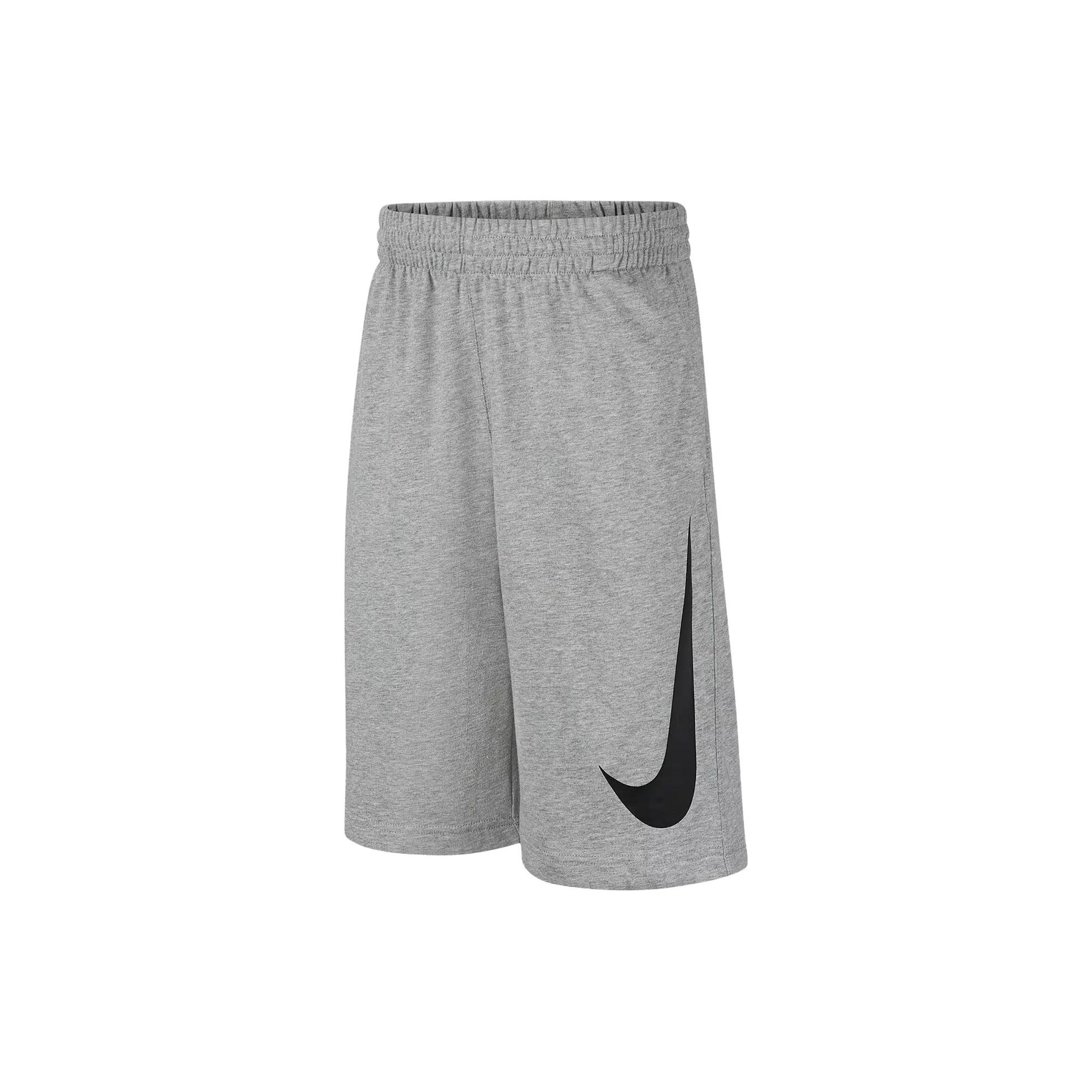 

Nike Kids Logo Print Casual Training Sports Shorts Kids shorts Gray 875102-063 S