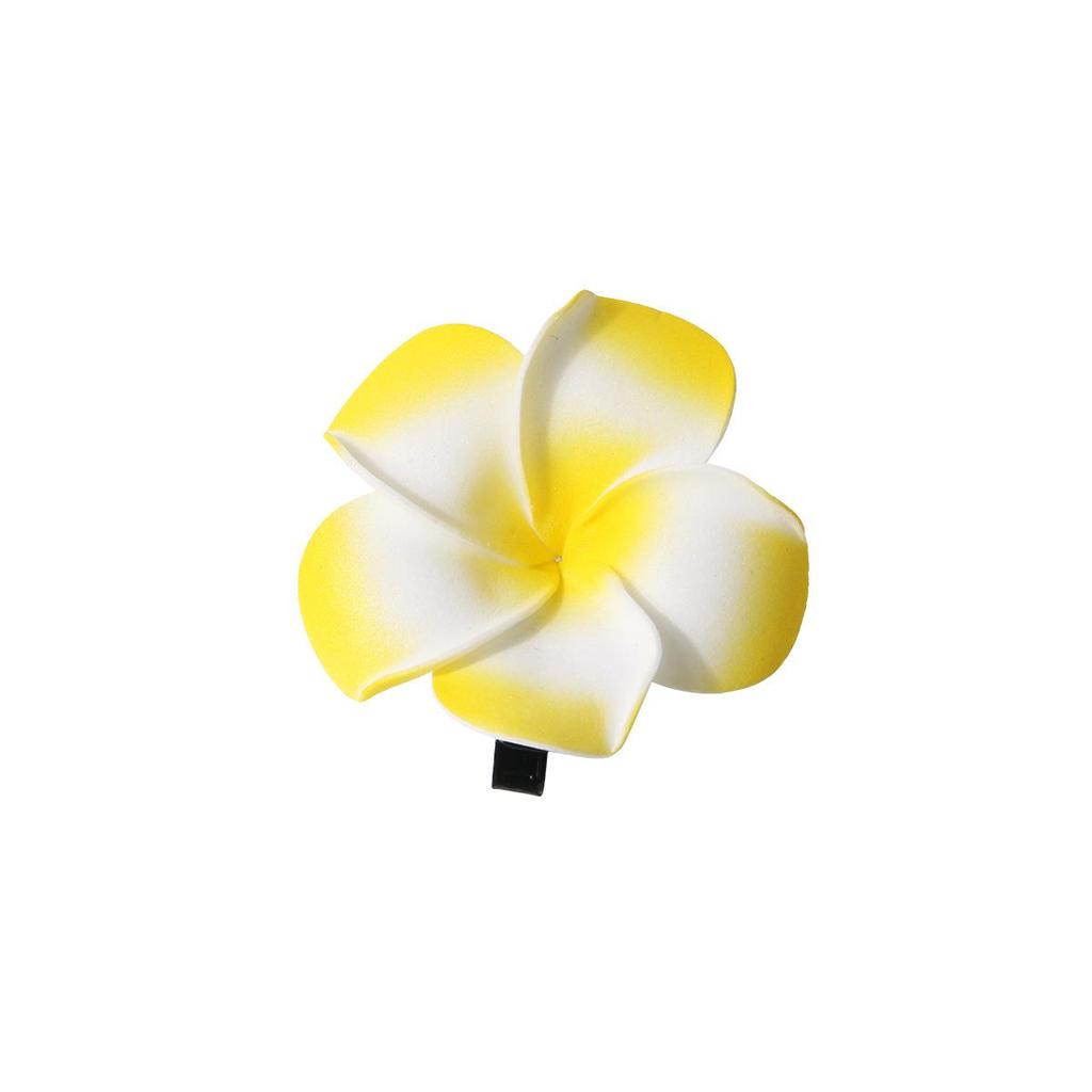 Handcrafted Floral Hair Clip for Beach Vacations - Updo Side Clip with Duckbill Design